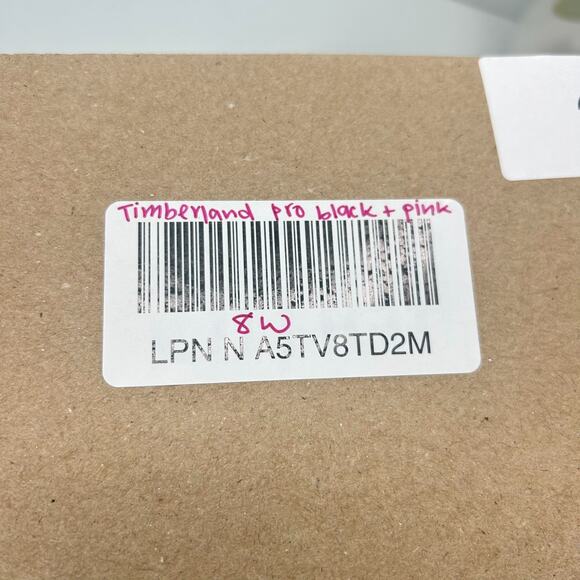 Timberland Pro Setra Mid Composite Safety Toe Black Grey Rose Womens 8 Wide NWOB - Picture 11 of 11